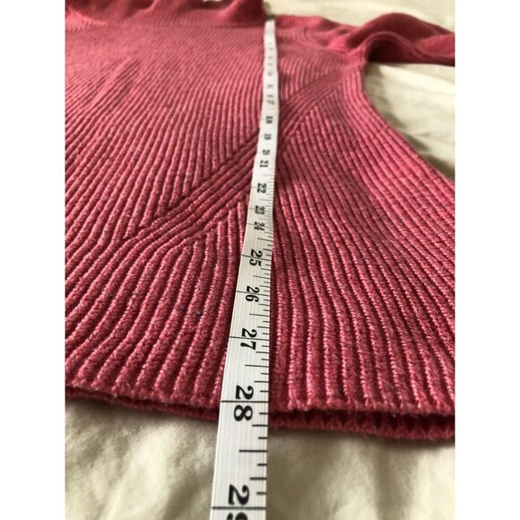 Talbots Pink Cowl Neck Knit Sweater Women's L Feminine Coquette Easter Church - Picture 6 of 6